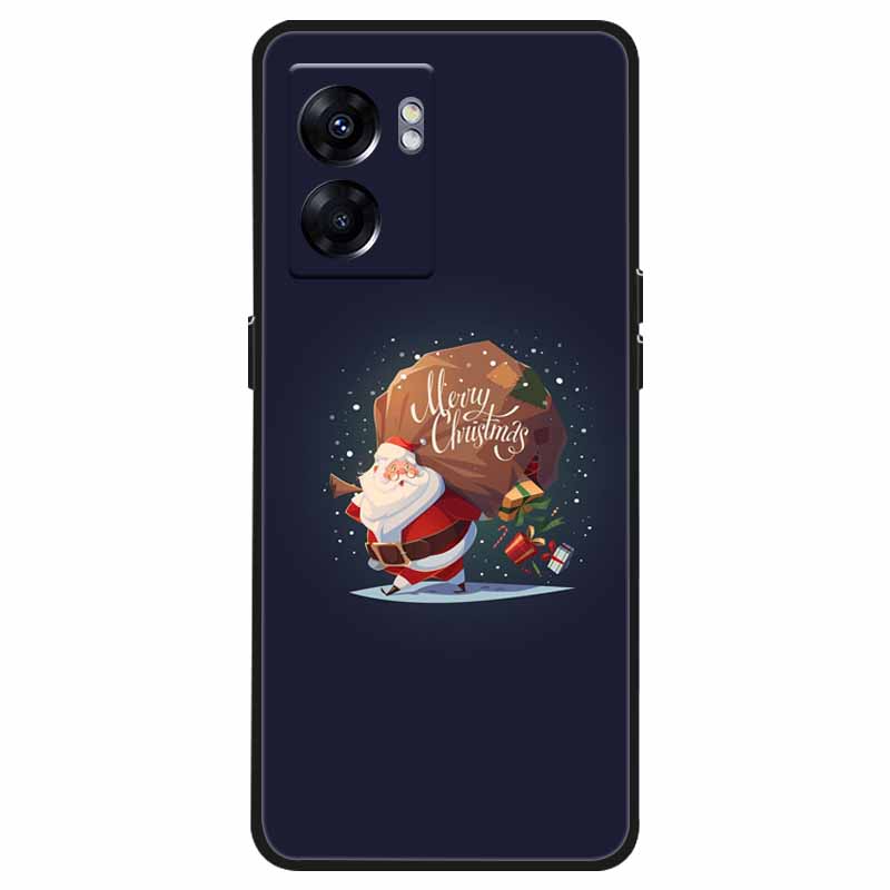 For OPPO Realme C33 Case C30s Christmas Silicone Soft TPU Cover Cases for Realme 9 Pro Plus Coque Realme8 5G New Year Gift Funda