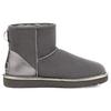 UGG Classic Mini Warm Durable Non-Slip Classic Shiny Short Snow Boots Women Boots Charcoal 1120872-CHRC