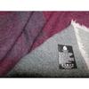 Used Fluss Stall Wool Block Pattern Bordeaux