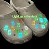 14pcs Fashion Shoes Charms Set Accessories Hole Shoe Buckle Cute Luminous Pentagram DIY 3D Shoes Decorations Party Girls Gifts