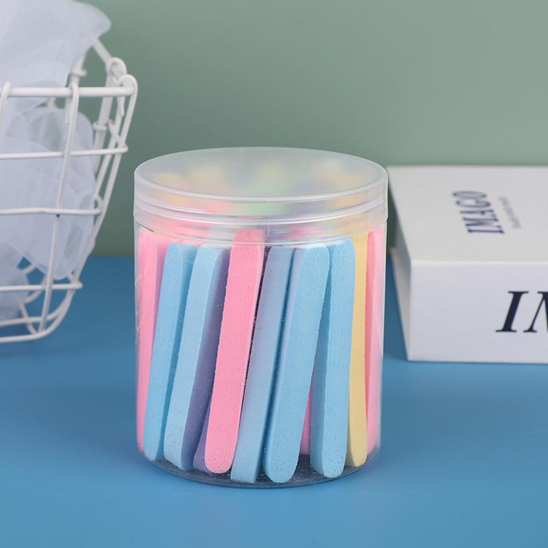 50Pcs Comp1.Ressed Face Wash Wash Face Sponge Clean Face Disposable Powder Puff Face Cleansing Cotton Pad Cleansing Beauty Strip
