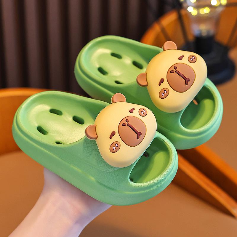 Kapibara Children's Summer Sandals for Boys, Water-Resistant, Non-Slip, Quick-Drying, Comfortable for Bathing, Suitable for Older Kids