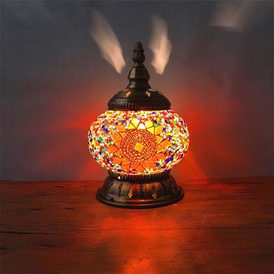 Atmosférické LED malé noční světlo Romantické Turecko Retro Etnický styl Dekorace do ložnice Stolní atmosférické světlo