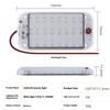 12V-80V LED-Lichtleiste für Auto-Innenraum Weißes Lichtrohr für Van LKW LKW Wohnmobil Wohnwagen Boot Innenraum Auto Deckenleuchten