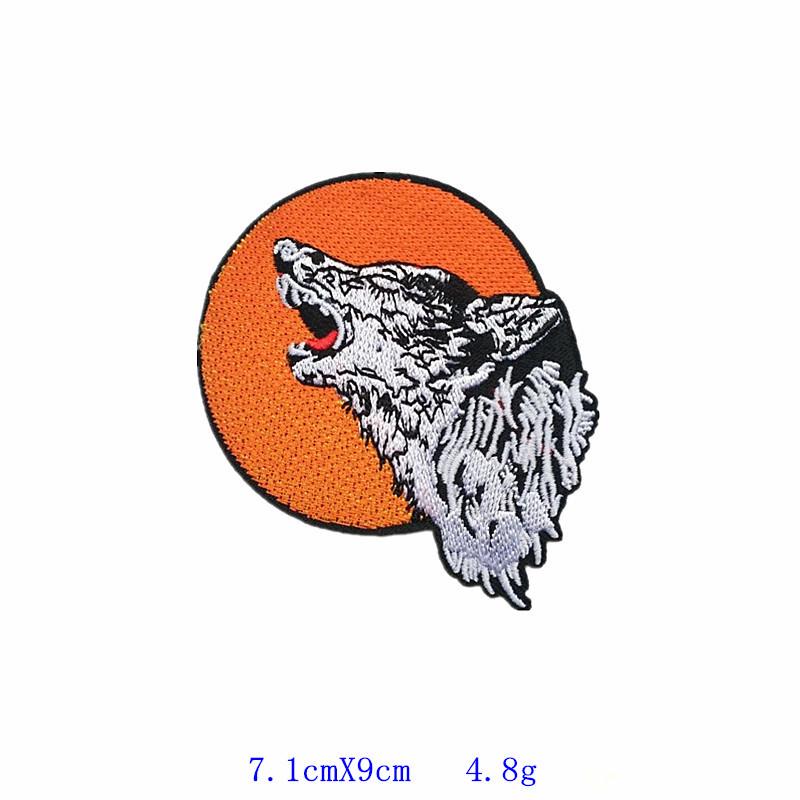 Animal Embroidery Patches for Clothes and Bags: Eagle and Monkey Designs