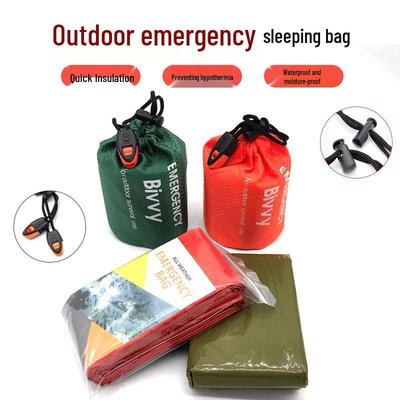 Insulated Emergency Sleeping Bag for Camping, Hiking, and Wilderness Rescue