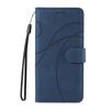 For Xiaomi Redmi 15 5G (Global) (169mm) Wallet Case Leather Phone Cover Stand with Curved Line Design