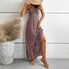 Women Casual Sleeveless Summer Dresses Spring Patchwork Boho Floral Cocktail Party Dress