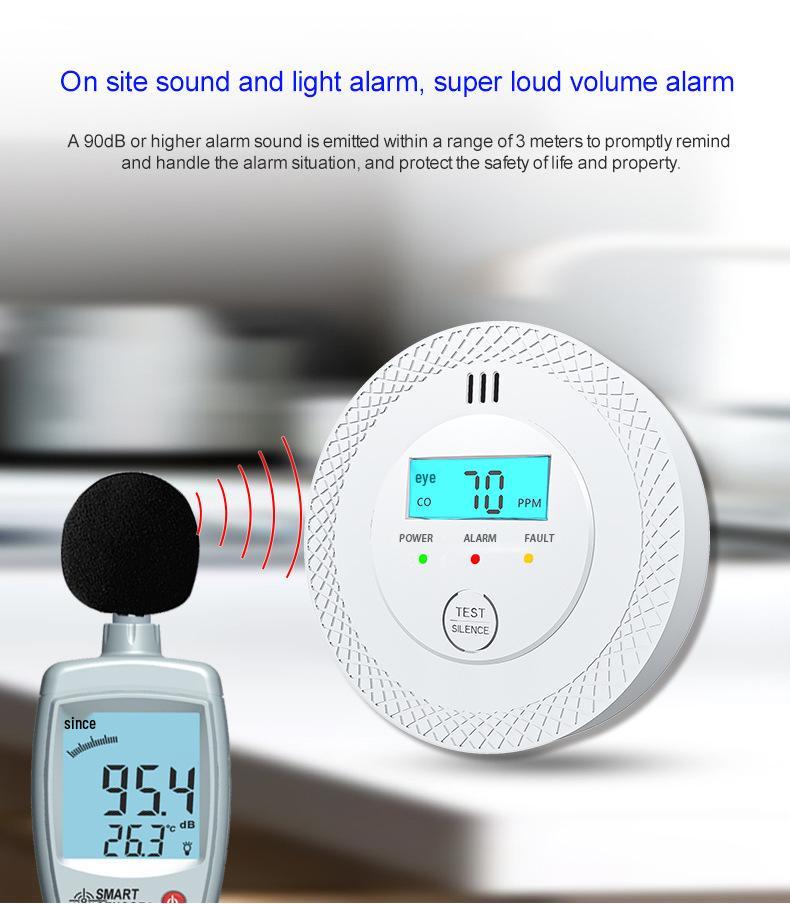 Graffiti Smart WiFi Carbon Monoxide & Gas Detector for Home