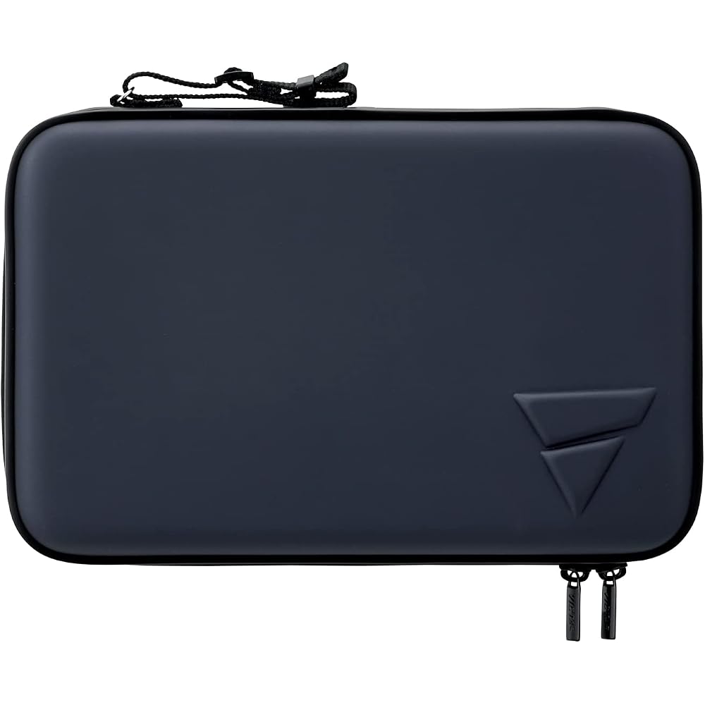 Victas V-RC248 Table Tennis Racket Case Black 17.5x28x5cm Durable Storage Bag