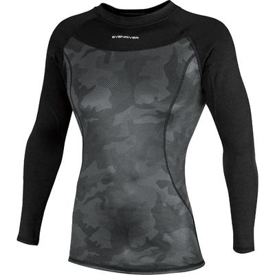 EVEN RIVER Ice Compression Neo Crew Neck Long Sleeve Spring/Summer Camouflage Black GTX06 95 L