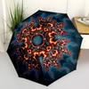 1PC Abstract Mandala Personality Umbrella with 8 Frames, Automatic Open, Durable Frame, Quality Craftsmanship yy250912152