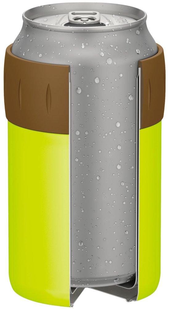 Thermos Cool Can Stainless for 350ml Lime LMG Holder, Steel, Cans, Green, JCB-352