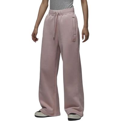 Pantaloni de trening din fleece la modă, largi, cu picior drept, pentru femei, partea inferioară a corpului, Oxford-Roz FV7156601