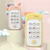 Baby Boy Girl Mobile Phone Toy Music Sound Teether Cartoon Simulation Infant Early Educational Interactive Gaming Gifts