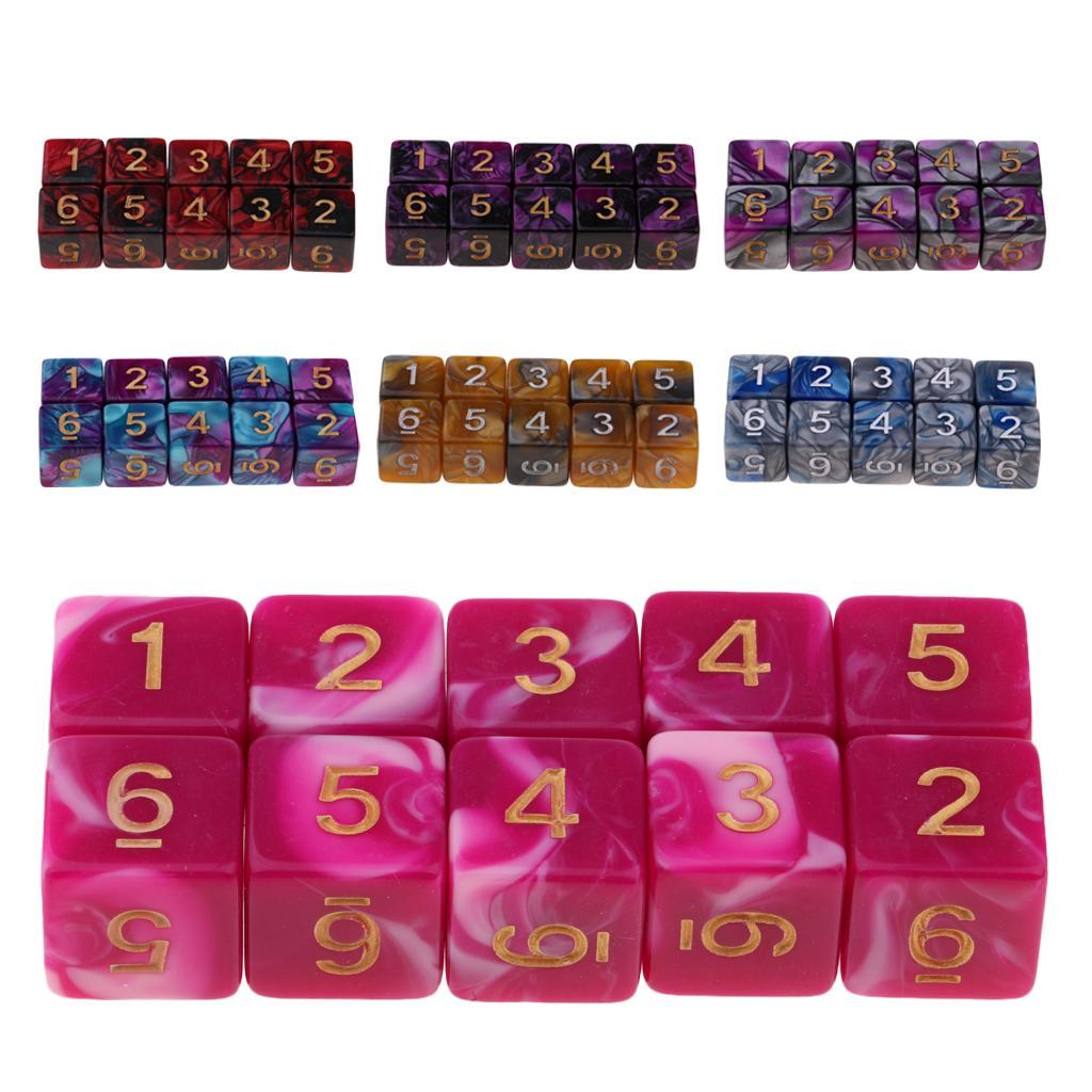 10 Pieces RPG DND Game Set with D6
