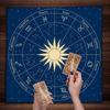 Astrology Zodiac Sun Tablecloth Celestial Star Horoscope Altar Cloth Witchcraft Pagan Ritual Mat Spiritual Home Decor For Board
