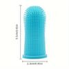 Pet Finger Toothbrush for Cats and Dogs - Anti-Tartar Oral Cleaning Tool