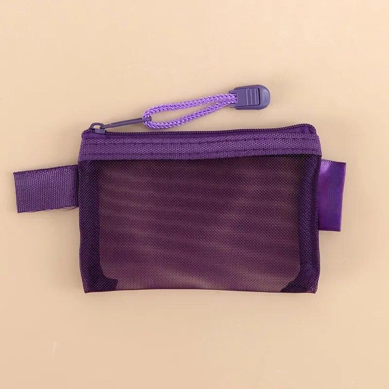 

Новый ретро прозрачный сетчатый мешок для монет на молнии ID органайзер для банковских карт чехол портативный ключ наушники кабель для передачи данных зарядное устройство сумка для хранения