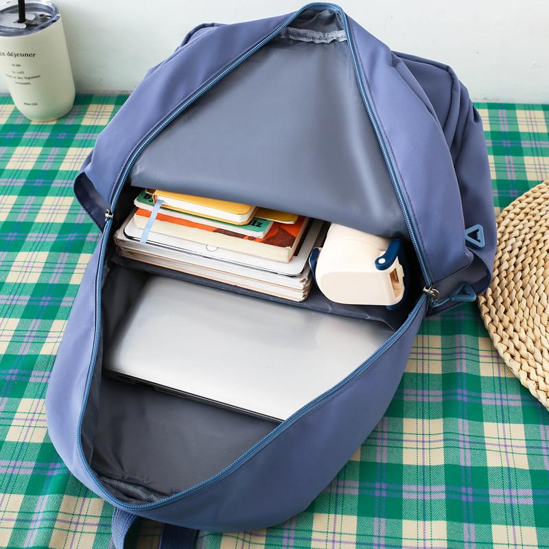 Four-Piece Backpack Set Junior High School Student Schoolbag Women Campus Backpack Large Capacity Backpack