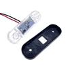 Rea 10PCS 12-24V 3 LED Universal Side Marker Clearance Warning Car Lights Trailer Truck Boat Bus Caravan