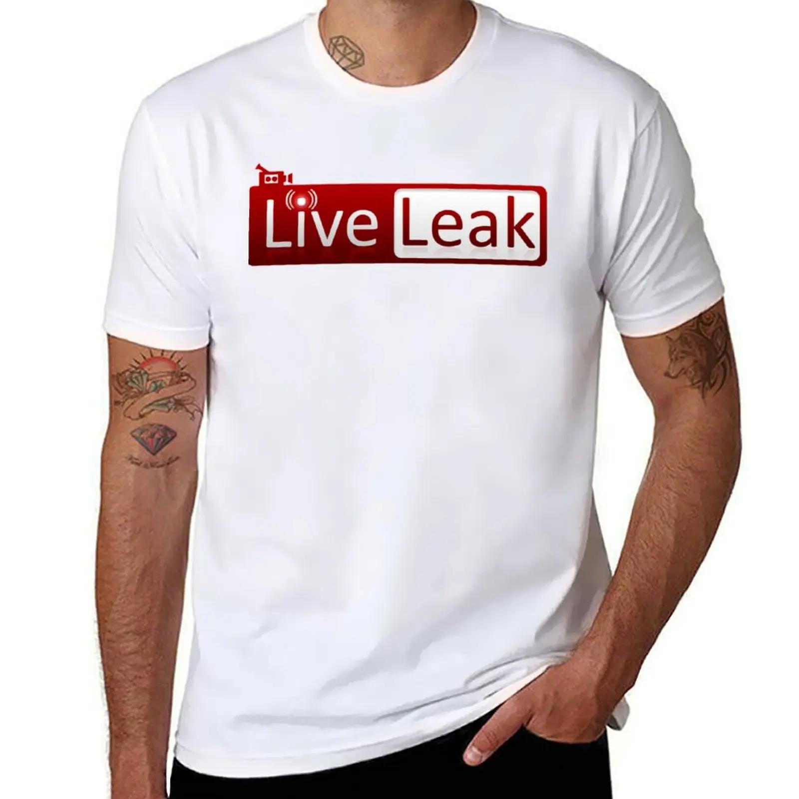 

Live Leak T-Shirt boys whites cute tops animal prinfor boys summer clothes mens t shirts casual stylish 2025 new model 4XL