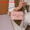 Pu Chain Strap Square Bag With Zipper Pocket For Daily Wear