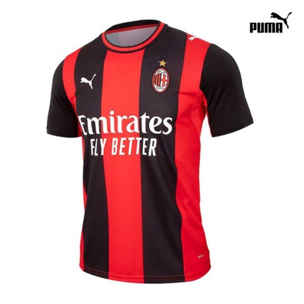 Мужская футболка Puma S AC Milan Домашняя с коротким рукавом Футбольная форма 100