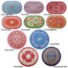Multicolor Dollhouse Carpet Toy Doll Accessories Oval Round Miniature Weaving Rug Playing House Turkish Style Floor Covering Mat