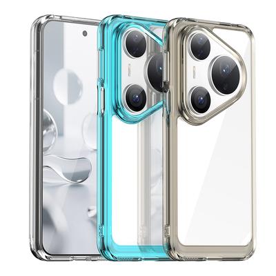 For Huawei Pura 80 Pro Case Huawei Pura 80 Pura 80 Pro+ Ultra Cover TPU Clear PC + Silicone Shockproof Protective Phone Cover