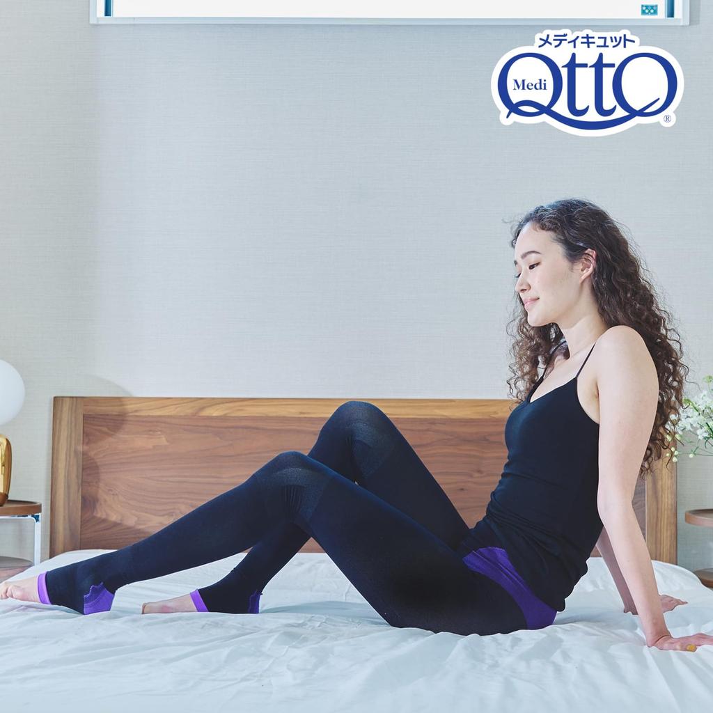 Suporte Pélvico de Compressão MediQttO para Leggings Tipo de Alta Pressão L Meias Bônus Incluídas, Dormir, EX, +