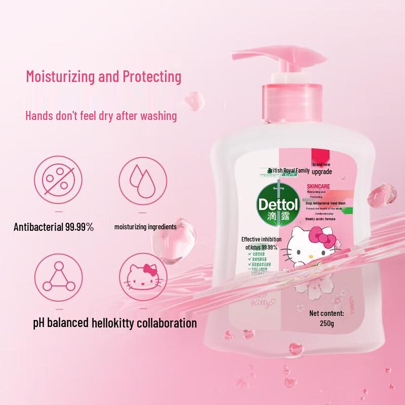 Dettol Hello Kitty Limited Edition Antibacterial Hand Wash