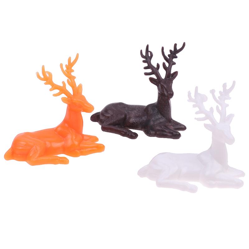 Miniaturní domeček pro panenky Socha jelena Elk Ornamenty Doplňky k dekoraci domečku pro panenky