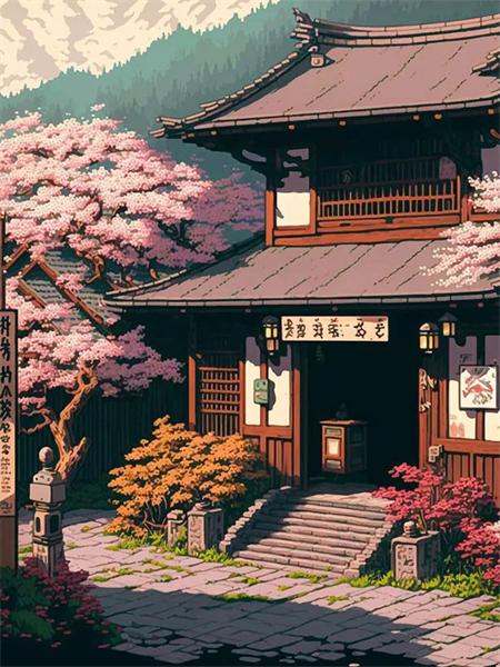 Diy Diamond Painting Mosaic House Street Full Square Round Embroidery Mosaic Landscape Home Decor