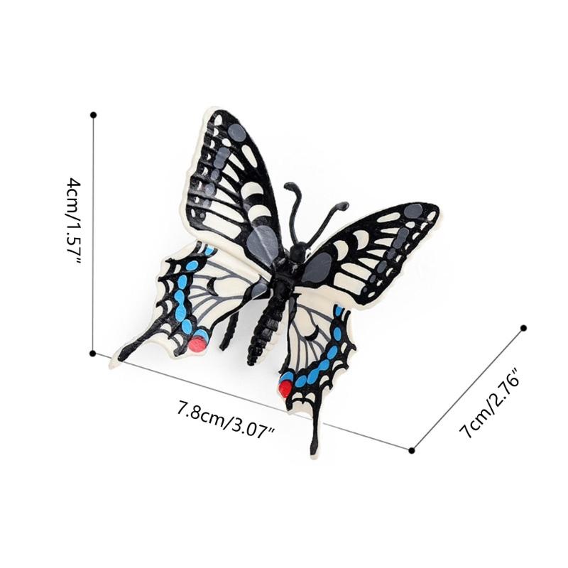 Simulation Insect Small Animal Toy Mosquitoes OrchidsMantis SpadeBeetle Simulation Animal Model Home Garden Ornaments