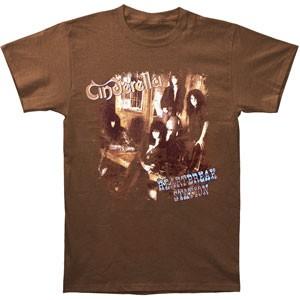 Men s Cinderella Heartbreak Station T-shirt Small Brown M