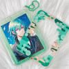 Acrylic Frame Trading Cards and Acrylic Perfect for Anime Anime Goods Storage and Oshikatsu Goods [Japanese Style] [For Stands] Green, Otaku, Fans,