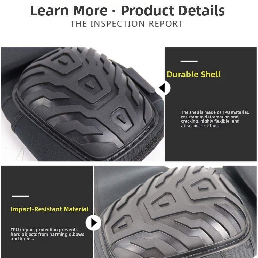 1 Pair Gel Pad Gel Cushioned Knee Pads EVA Foam Anti-Slip Knee Pads  Floor Work