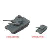 5PCS DIY Leopard 2 Marksman Anti-Aircraft Vehicle Model 1/700 1/350 Double-Barrel Self-Propelled Artillery Tank Resin Model for Military Collection (1
