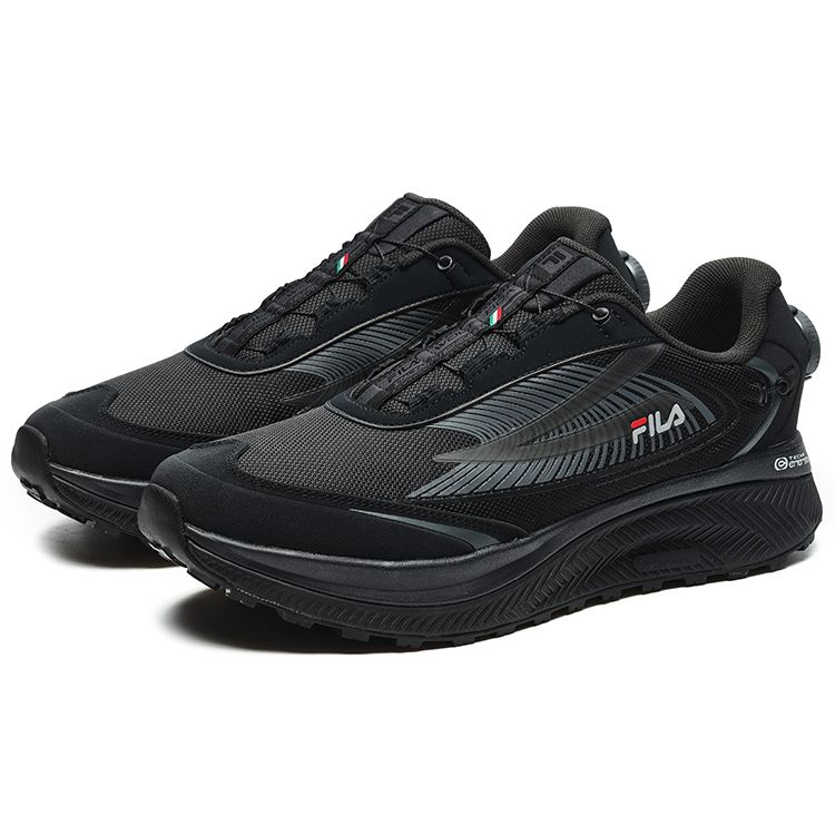 Fila Boa Wolf Training Trail Running Shoes Men Sneakers Black A12M241216FBB