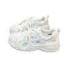 Leather Mesh Breathable Casual Sports Shoes Women's Summer New Hole Shoes Versatile Outdoor Hollow Dad Shoes