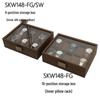 Retro Edition Black Walnut 10-Slot Watch Display Box