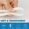 1 Rolle Stoßstangenstreifen, transparent, stark klebend, schneidbar, schützender Antikollisionsgummi, Kinderschutzstreifen, Wohnaccessoires