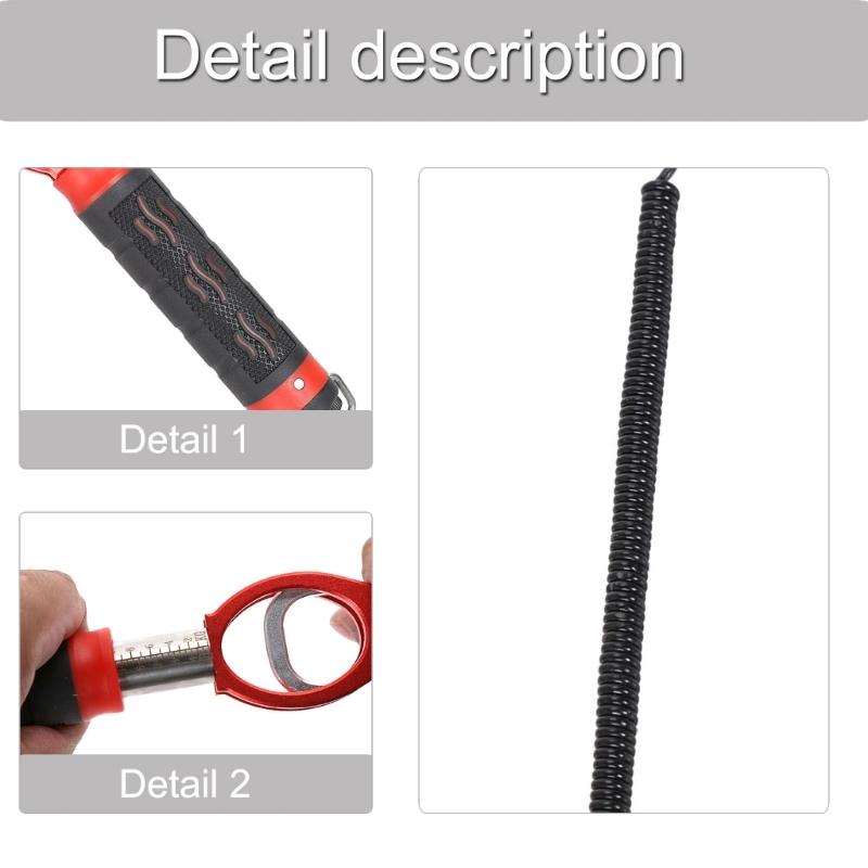 Fish Lip Grabber Fish Body Clamps Fishing Hand Tool Fish Clamp Fishing Gripper Fish Mouth Grabber Fish Controller Tongs