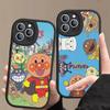 Children Anime A-Anpanman Phone Case For IPhone 16 15 14 11 12 13 Pro Max Plus Back Leather Shell