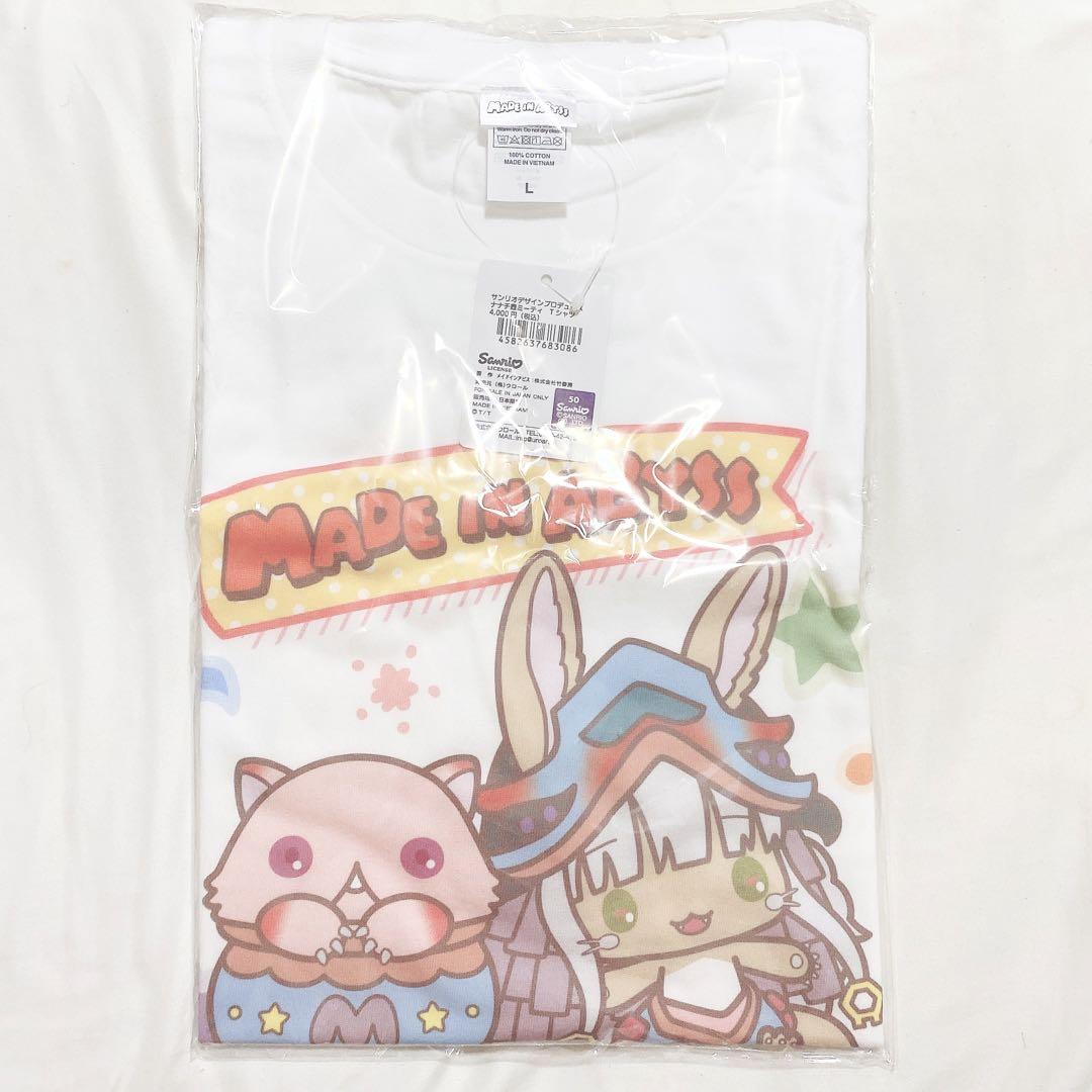 

[Б/У] Футболка Sanrio Design Produced Nanachi Tsubo Mitty Made in Abyss