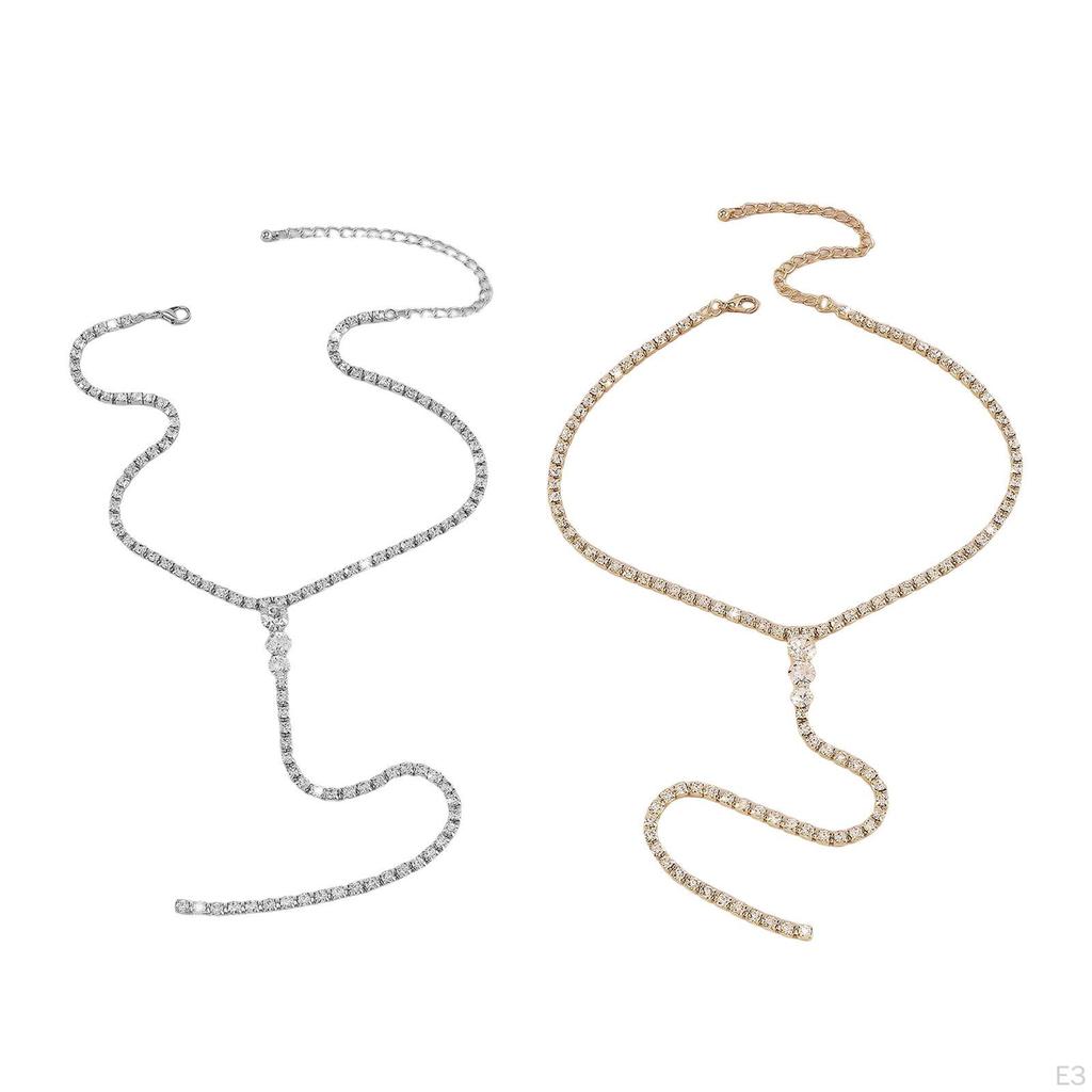 Halskette Kleiderzubehör Mode Exquisites Lariat für Party-Mädchen Braut