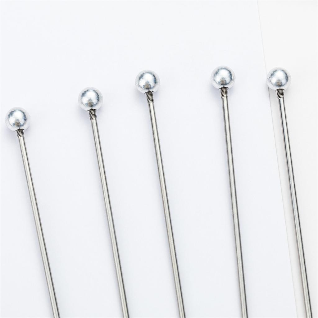 Balení 6 nerezových jehel na testování koláčů, sonda na cupcakes a sušenky, cukrářské příslušenství, kuchyňské pečicí náčiní