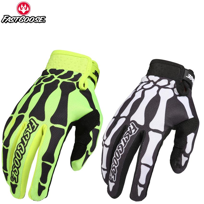 

Touch screen motorcycle racing off-road gloves cycling sports gloves M жовтий