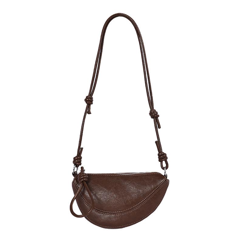 Women's 2026 Crossbody Crescent Dumpling Bag - High-Quality, Simple, Niche Design